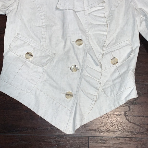 100% Linen Cabi Blazer, sz Small. - Picture 3 of 9